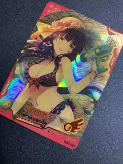 Raiden Shogun Genshin Foil Swimsuit Goddess Waifu Card Girl Holo Doujin Anime - Image 3