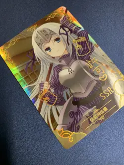 Eu Zombie Hellscythe Fujimi SSR 47 Goddess Story Anime Waifu Card Girl Foil Holo - Image 4