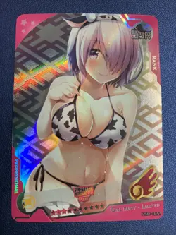 Rem Rezero Life Cowgirl Foil Swimsuit Goddess Waifu Card Girl Holo Doujin Anime - Image 1