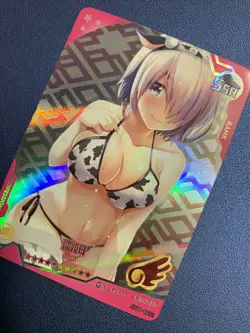 Rem Rezero Life Cowgirl Foil Swimsuit Goddess Waifu Card Girl Holo Doujin Anime - Image 3