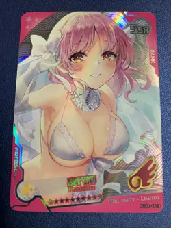 Wedding Dress Mika 023 Foil Swimsuit Goddess Waifu Card Girl Holo Doujin Anime - Image 1