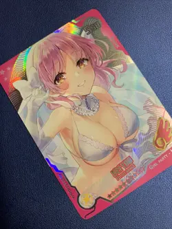 Wedding Dress Mika 023 Foil Swimsuit Goddess Waifu Card Girl Holo Doujin Anime - Image 4