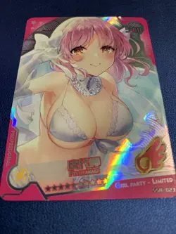 Wedding Dress Mika 023 Foil Swimsuit Goddess Waifu Card Girl Holo Doujin Anime - Image 5
