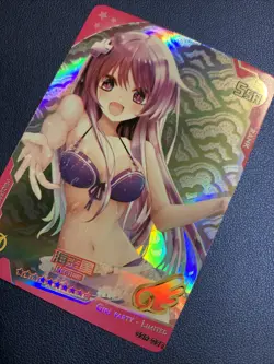 Neptune Hyperdimension Neptunia Goddess Story TCG CCG SSR 037 Anime Waifu Card - Image 3
