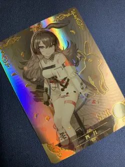 April Arknights Game Hot SSR 070 Goddess Doujin Anime Waifu Card Girl Foil Holo - Image 4