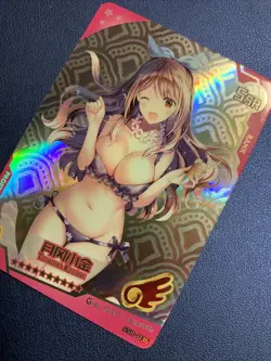 Kogane Tsukioka Idol 036 Foil Swimsuit Goddess Waifu Card Girl Holo Doujin Anime - Image 3