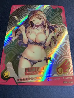 Kogane Tsukioka Idol 036 Foil Swimsuit Goddess Waifu Card Girl Holo Doujin Anime - Image 5