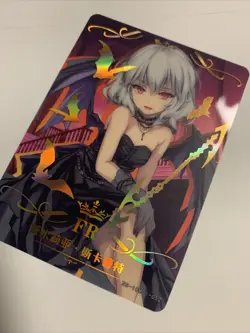Remilia Scarlet Touhou Foil FR Goddess CCG TCG 10M01-052 Anime Waifu Card Girl - Image 4