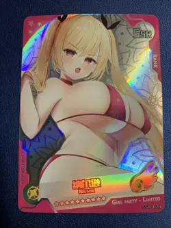 Nelson Azur Lane Sexy 20 Foil Swimsuit Goddess Waifu Card Girl Holo Doujin Anime - Image 1