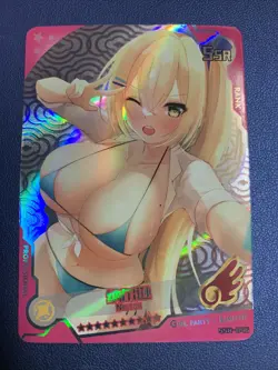 Nelson Azur Lane SSR 046 Foil Swimsuit Goddess Waifu Card Girl Holo Doujin Anime - Image 1
