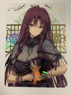 Hong Meiling Touhou Hot Foil FR Goddess CCG TCG 10M01-049 Anime Waifu Card Girl - Image 2