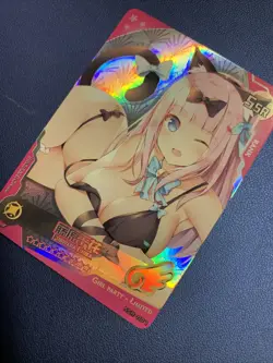 Chika Fujiwara Love War Foil Swimsuit Goddess Waifu Card Girl Holo Doujin Anime - Image 3