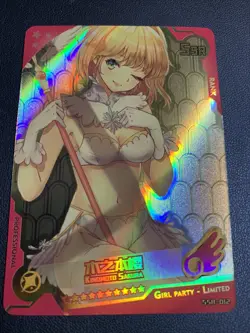 Sakura Kinomoto Captor Foil Swimsuit Goddess Waifu Card Girl Holo Doujin Anime - Image 1