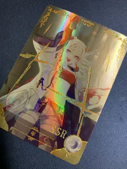 Nian Arknights Game Hot SSR 072 Goddess Doujin Anime Waifu Card Girl Foil Holo - Image 3