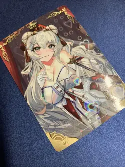 Rosa Poca Arknights Hot Rare R 96 Goddess Doujin Anime Waifu Card Girl Foil Holo - Image 4