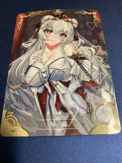 Rosa Poca Arknights Hot Rare R 96 Goddess Doujin Anime Waifu Card Girl Foil Holo - Image 5