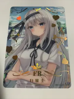 Kei Shirogane Kaguya War Foil FR Goddess CCG TCG 10M01-042 Anime Waifu Card Girl - Image 2