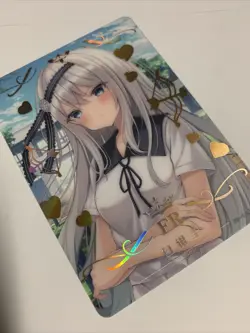 Kei Shirogane Kaguya War Foil FR Goddess CCG TCG 10M01-042 Anime Waifu Card Girl - Image 5