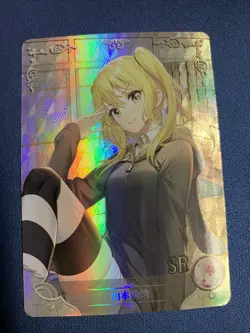 Minami Yamamoto High School Days Goddess Doujin Anime Waifu Card Girl Foil Holo - Image 1