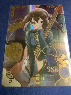 Azusa Nakano K-on! Music SSR 108 Sexy Doujin Goddess CCG Anime Waifu Card Girl - Image 5