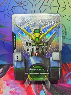 Gundam Card Game TCG Wing Gundam Zero C+ Resource GD01 R-004 Newtype Rising - Image 1