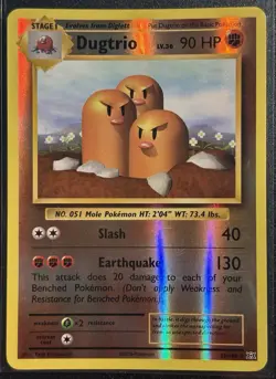 Dugtrio 56/108 - Reverse Holo Rare - Pokemon TCG XY Evolutions - M/LP Card - Image 1