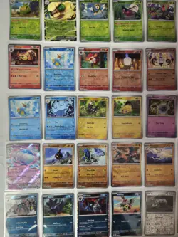 White Flare 45 CARDS REVERSE HOLO/EX LOT Mint 2025 POKEMON SCARLET & VIOLET - Image 2