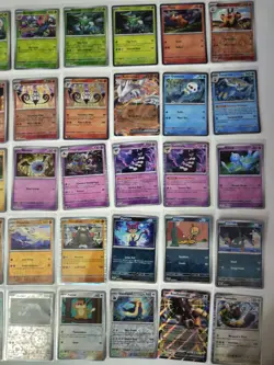 White Flare 45 CARDS REVERSE HOLO/EX LOT Mint 2025 POKEMON SCARLET & VIOLET - Image 3