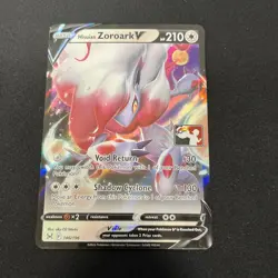 Pokemon TCG Hisuian Zoroark V Prize Pack Series Promo Play! Stamped 🔥 - Image 1