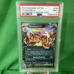 2025 POKEMON SVP EN-SV SPECIAL COLLECTION PROMO #196 CHARIZARD EX PSA 9 - Image 1