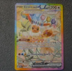 Pokemon Eevee ex 167/131 Prismatic Evolutions Holo Special Illustration Rare - Image 1