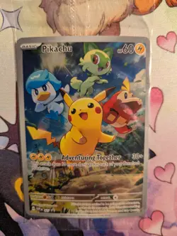 Pikachu 027 Sv: Scarlet & Violet Promo Cards Holo Sealed - Image 1