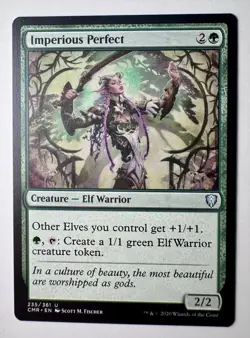 Imperious Perfect - 235 - CMR - NM - MTG Magic the Gathering - Image 1