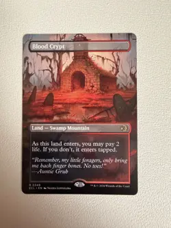 Blood Crypt - R0349 Reg (Borderless) - Lorwyn Eclipsed - Magic the Gathering NM - Image 1