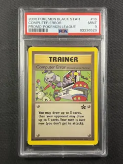Pokemon Cards PSA 9 MINT Computer Error Pokemon League WotC BSP 2000 #16 - Image 1
