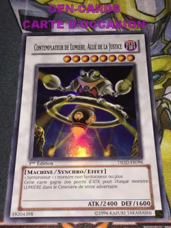 CARTE Yu Gi Oh CONTEMPLATEUR DE LUMIERE, ALLIE DE LA JUSTICE TSHD-FR096 - Image 1
