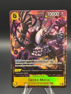 Gecko Moria OP14-104 SR Alt Art One Piece TCG NM - Image 1