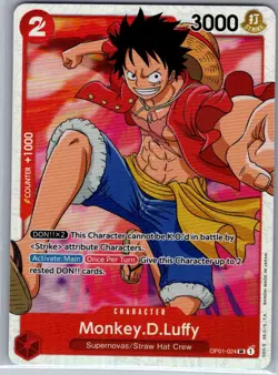 Monkey.D.Luffy OP01-024 SR Romance Dawn - One Piece Card - NM - Image 1