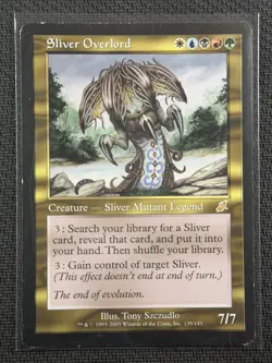 Magic The Gathering TCG Sliver Overlord Creature Rare 1993-2003 HP 139/143 - Image 1