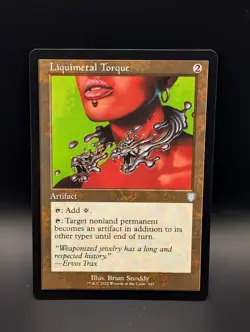 MTG - Liquimetal Torque - RETRO FRAME - Artifact - BRC #145 - UC - Image 1