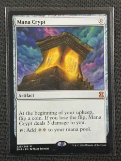 Magic The Gathering TCG Mana Crypt Artifact Mythic 2016 NM 225/249 - Image 1