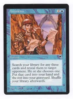 Intuition – MtG – Tempest – NM - Image 1