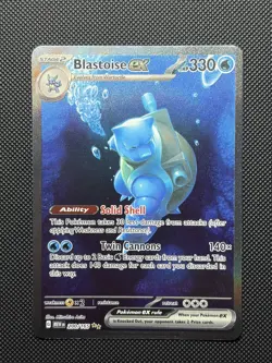 Pokemon TCG S&V 151 Blastoise EX 200/165 Special Illustration Rare - Image 1
