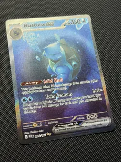 Pokemon TCG S&V 151 Blastoise EX 200/165 Special Illustration Rare - Image 2