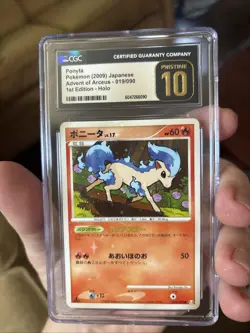 PONYTA 019/090 CGC 10 PRISTINE POKEMON ADVENT OF ARCEUS JAPANESE SHINY HOLO - Image 2