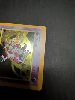 Pokemon TCG Mr. Mime Jungle 6/64 Holo Unlimited Holo Rare MP - Image 5
