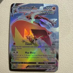 Pokemon TCG Blaziken VMAX TG15/TG30 Silver Tempest Trainer Gallery MINT - Image 1