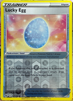 Lucky Egg Reverse Holo - 167/202 - Sword & Shield Base Pokemon 2020 - Image 1