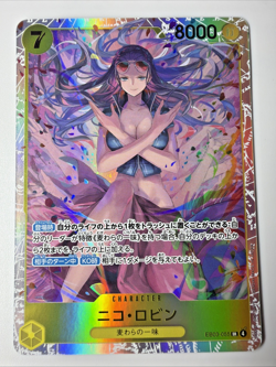 Nico Robin EB03-055 SR Heroines Edition One Piece Card Japanese - Image 1