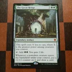 Mtg The Great Henge NM/M Throne of Eldraine Mythic Rare Magic Card - Image 1